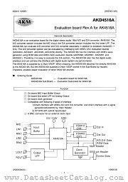 AKD4516A, (AKD4516A) datasheet pdf Asahi Kasei Microsystems