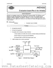 AKD4352 datasheet pdf Asahi Kasei Microsystems