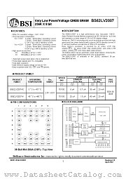 BS62LV2007 datasheet pdf Brilliance Semiconductor