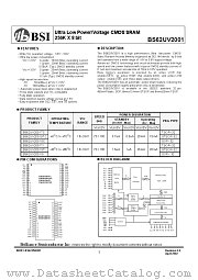 BS62UV2001 datasheet pdf Brilliance Semiconductor