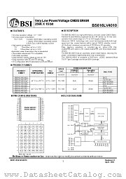 BS616LV4010 datasheet pdf Brilliance Semiconductor