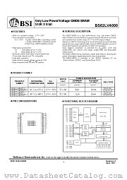 BS62LV4000 datasheet pdf Brilliance Semiconductor