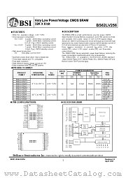 BS62LV256 datasheet pdf Brilliance Semiconductor