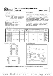 BS62LV2563 datasheet pdf Brilliance Semiconductor