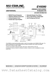 EV6090 datasheet pdf CONSUMER MICROCIRCUITS LIMITED