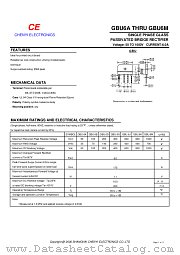 GBU6D datasheet pdf Chenyi Electronics