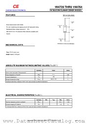 1N4752 datasheet pdf Chenyi Electronics
