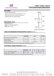 1N959 datasheet pdf Chenyi Electronics