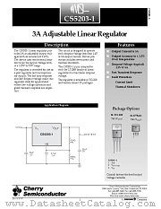 CS5203-1 datasheet pdf Cherry Semiconductor