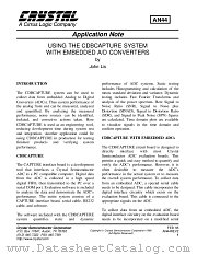 AN44 datasheet pdf Cirrus Logic