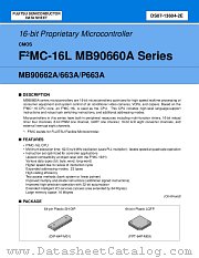 MB90P663A datasheet pdf Fujitsu Microelectronics
