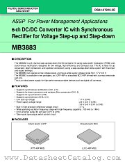 MB3883 datasheet pdf Fujitsu Microelectronics