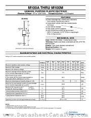 M100K datasheet pdf General Semiconductor