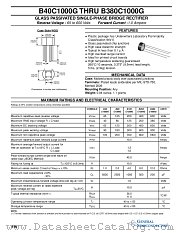 B250C1000G datasheet pdf General Semiconductor