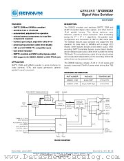 GS9032 datasheet pdf Gennum Corporation