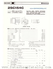 2SC154C datasheet pdf Hitachi Semiconductor