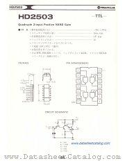 HD2503 datasheet pdf Hitachi Semiconductor