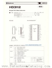 HD3112 datasheet pdf Hitachi Semiconductor