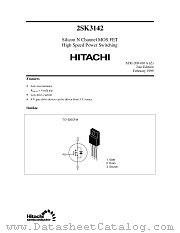 2SK3142 datasheet pdf Hitachi Semiconductor