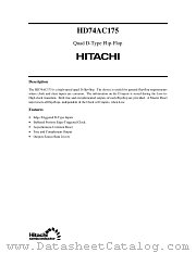 HD74AC175 datasheet pdf Hitachi Semiconductor