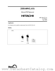 2SB1409(L)/(S) datasheet pdf Hitachi Semiconductor
