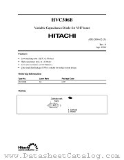HVC306B datasheet pdf Hitachi Semiconductor