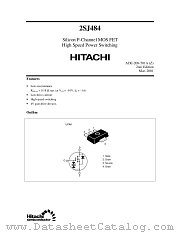 2SJ484 datasheet pdf Hitachi Semiconductor