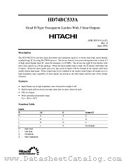 HD74BC533A datasheet pdf Hitachi Semiconductor