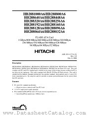 HB288256A6 datasheet pdf Hitachi Semiconductor