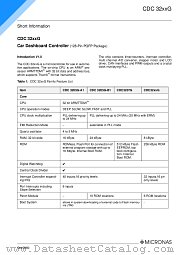 CDC32XXG datasheet pdf Micronas