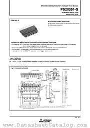 PS20351-G datasheet pdf Mitsubishi Electric Corporation