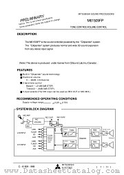 M61509FP datasheet pdf Mitsubishi Electric Corporation