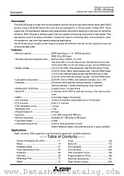 M30622MC-XXXGP datasheet pdf Mitsubishi Electric Corporation