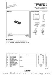 FY5AEJ-03 datasheet pdf Mitsubishi Electric Corporation