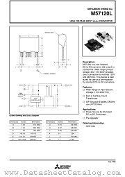 M57120L datasheet pdf Mitsubishi Electric Corporation
