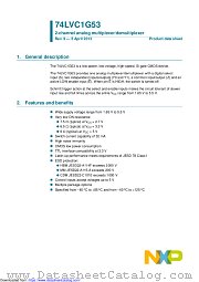 74LVC1G53GM datasheet pdf NXP Semiconductors