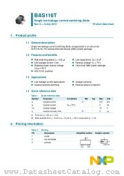BAS116T datasheet pdf NXP Semiconductors