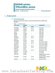1PS70SB40 datasheet pdf NXP Semiconductors