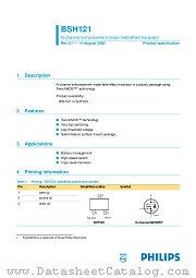 BSH121 datasheet pdf NXP Semiconductors