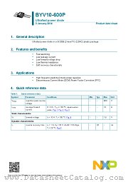 BYV10-600P datasheet pdf NXP Semiconductors