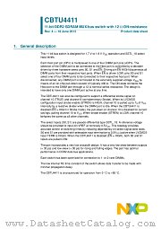 CBTU4411EE datasheet pdf NXP Semiconductors