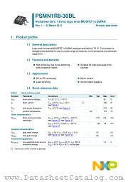 PSMN1R8-30BL datasheet pdf NXP Semiconductors