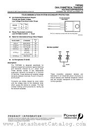 TISP3082 datasheet pdf Power Innovations