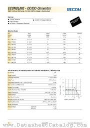 REC2.2-2414SU datasheet pdf Recom International Power
