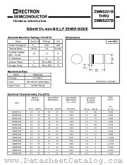 ZMM5237B datasheet pdf Rectron Semiconductor