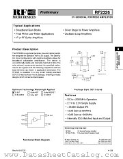 RF2326PCBA datasheet pdf RF Micro Devices