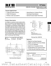 RF9958PCBA datasheet pdf RF Micro Devices