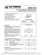 AM80814-005 datasheet pdf SGS Thomson Microelectronics