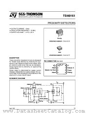 TDA0161 datasheet pdf SGS Thomson Microelectronics