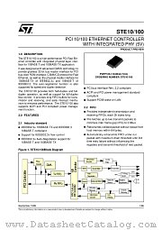 STE100 datasheet pdf SGS Thomson Microelectronics